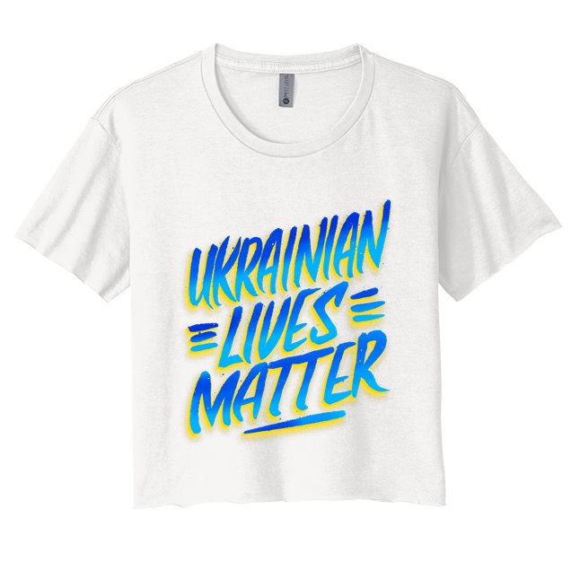 Ukrainian Lives Matter Crop Top