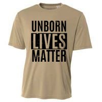 Unborn Lives Matter Antiabortion ProLife Fetus T Cooling Performance Crew T-Shirt