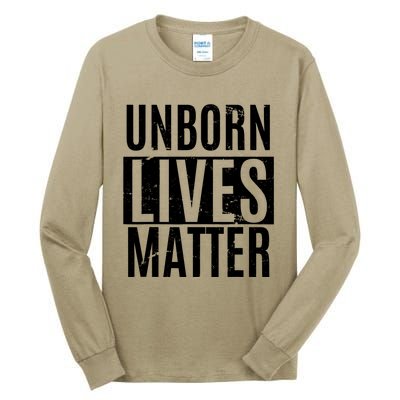 Unborn Lives Matter Antiabortion ProLife Fetus T Tall Long Sleeve T-Shirt