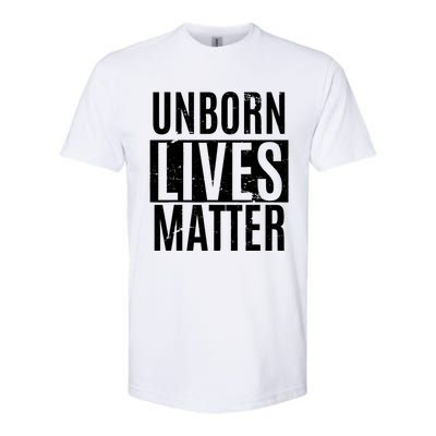 Unborn Lives Matter Antiabortion ProLife Fetus T Softstyle CVC T-Shirt