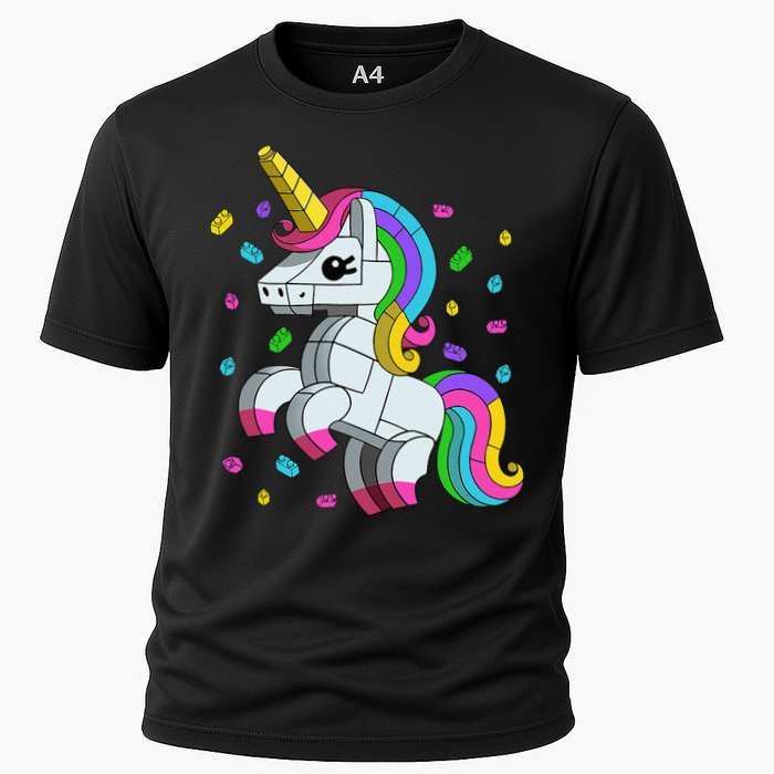Unicorn Lover Master Builder Bricks Blocks Toy Gift Performance Shirt