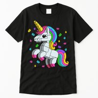 Unicorn Lover Master Builder Bricks Blocks Toy Gift Tall T-Shirt