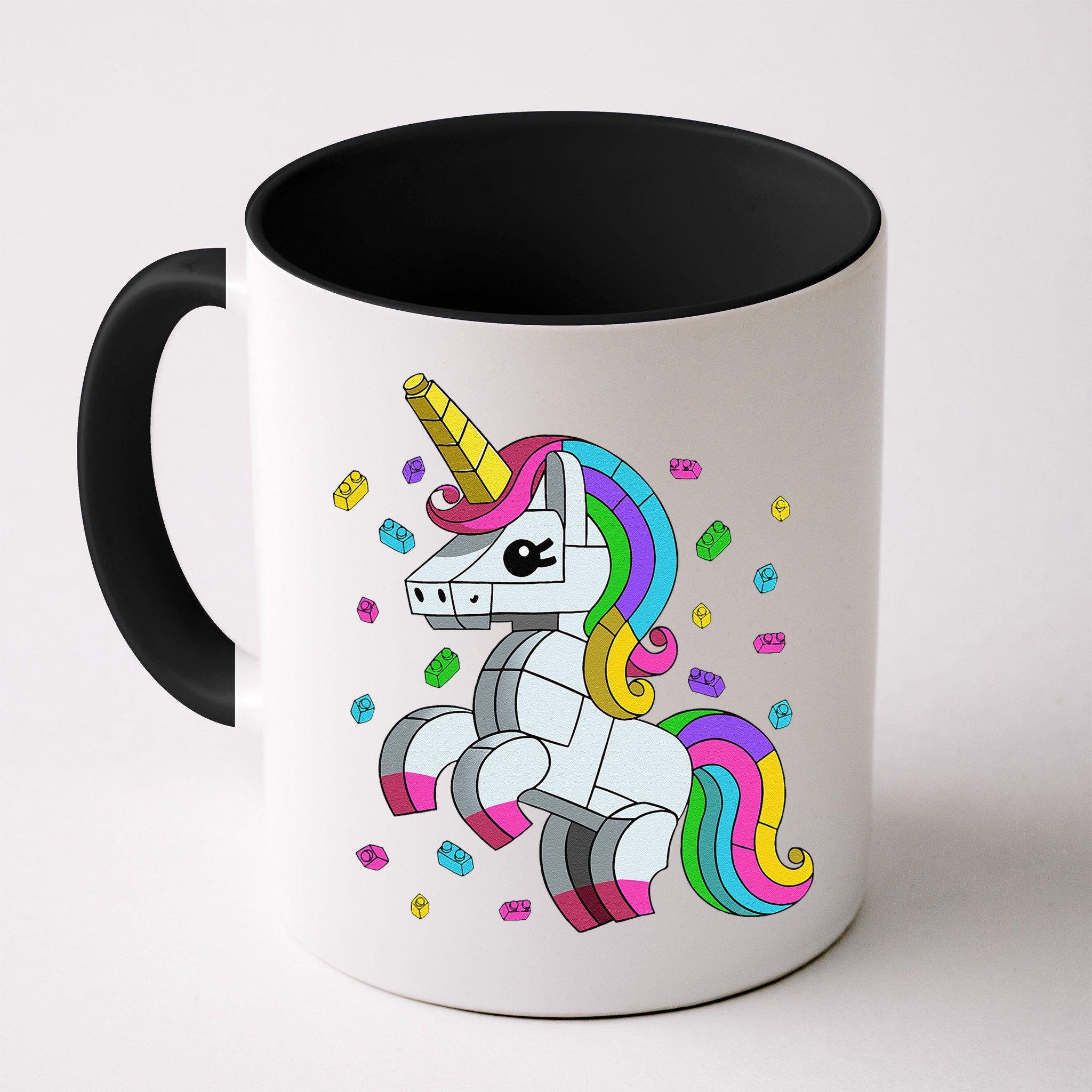 Unicorn Lover Master Builder Bricks Blocks Toy Gift Mug