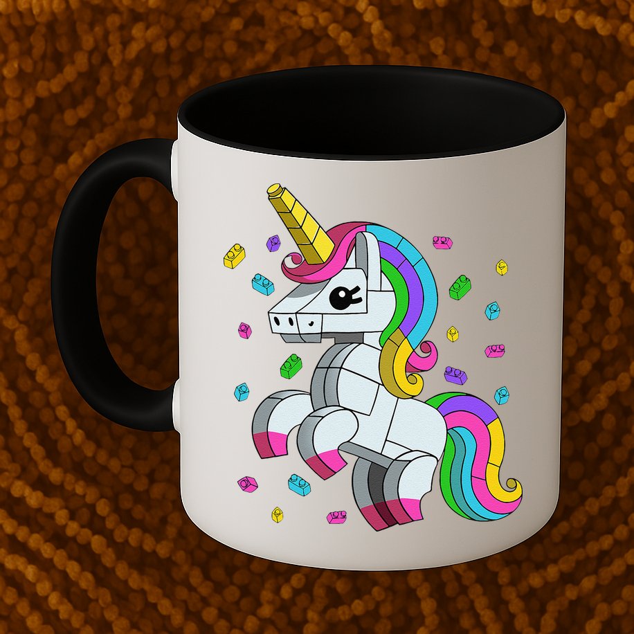 Unicorn Lover Master Builder Bricks Blocks Toy Gift Mug