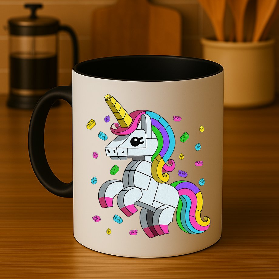 Unicorn Lover Master Builder Bricks Blocks Toy Gift Mug