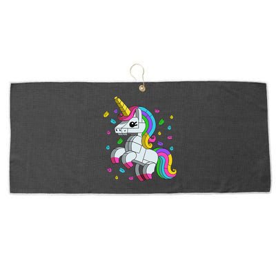 Unicorn Lover Master Builder Bricks Blocks Toy Gift Large Microfiber Waffle Golf Towel