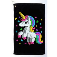 Unicorn Lover Master Builder Bricks Blocks Toy Gift Golf Towel