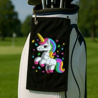 Unicorn Lover Master Builder Bricks Blocks Toy Gift Golf Towel