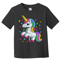Unicorn Lover Master Builder Bricks Blocks Toy Gift Toddler T-Shirt