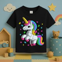 Unicorn Lover Master Builder Bricks Blocks Toy Gift Toddler T-Shirt