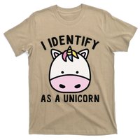 Unicorn Lover Meme Retro Funny I Identify As A Unicorn T-Shirt