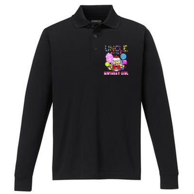 Unicorn Lover Master Builder Bricks Building Blocks Performance Long Sleeve Polo