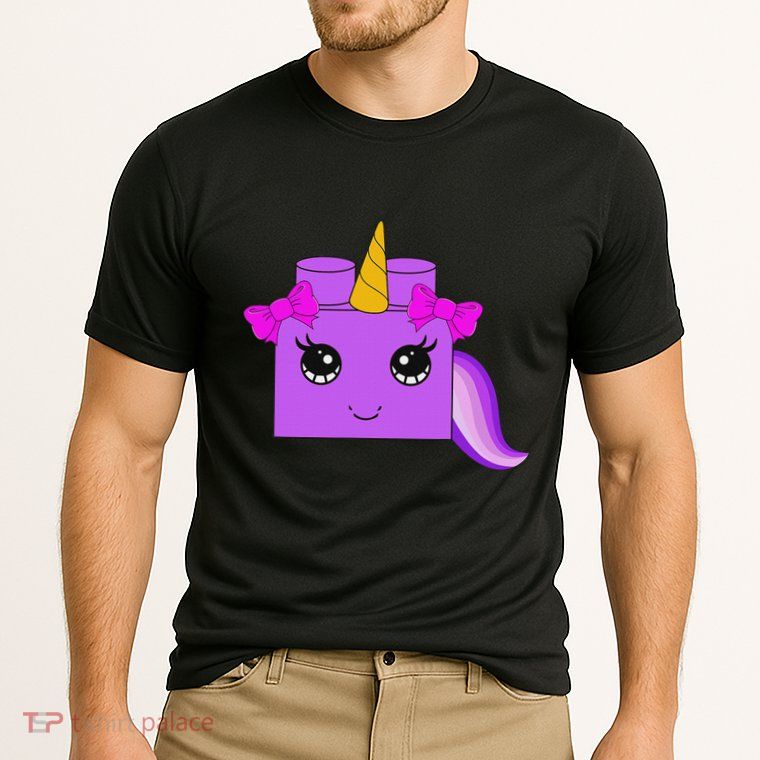 Unicorn Lover Master Builder Block Brick Building Girl Performance Shirt