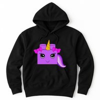 Unicorn Lover Master Builder Block Brick Building Girl Hoodie