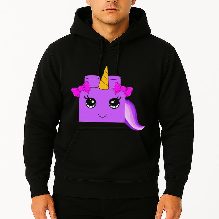 Unicorn Lover Master Builder Block Brick Building Girl Hoodie