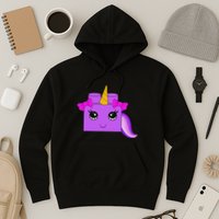 Unicorn Lover Master Builder Block Brick Building Girl Hoodie