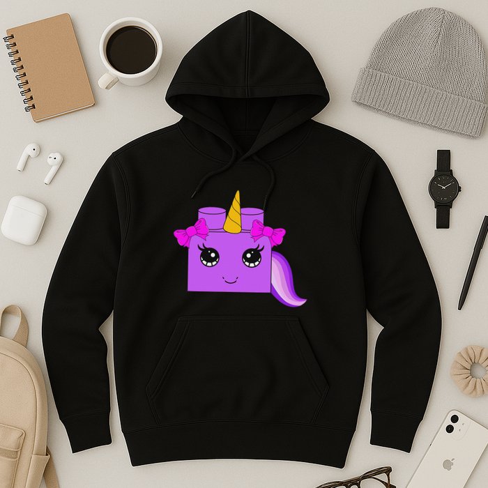 Unicorn Lover Master Builder Block Brick Building Girl Hoodie