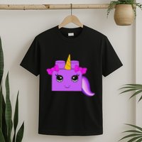 Unicorn Lover Master Builder Block Brick Building Girl T-Shirt