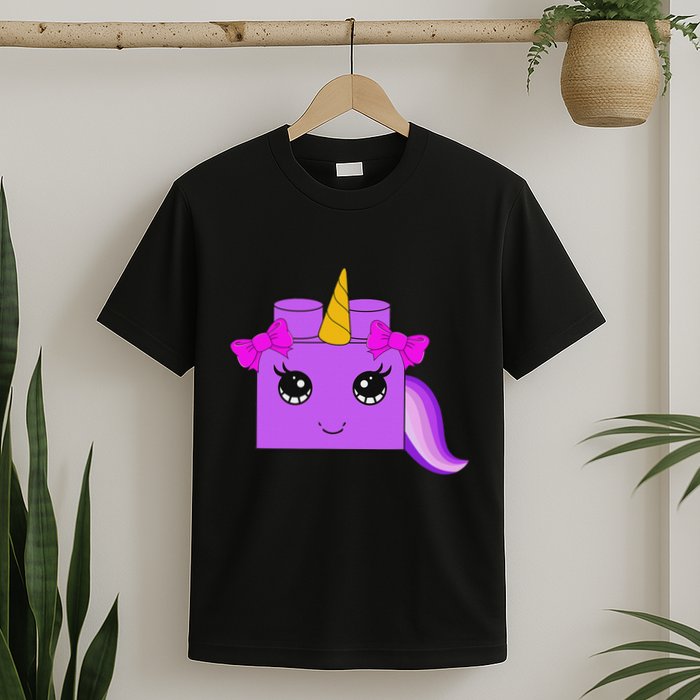 Unicorn Lover Master Builder Block Brick Building Girl T-Shirt