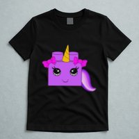 Unicorn Lover Master Builder Block Brick Building Girl T-Shirt