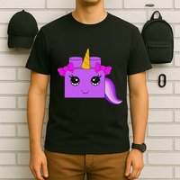 Unicorn Lover Master Builder Block Brick Building Girl T-Shirt