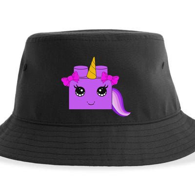 Unicorn Lover Master Builder Block Brick Building Girl Sustainable Bucket Hat