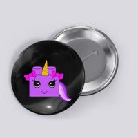 Unicorn Lover Master Builder Block Brick Building Girl Button