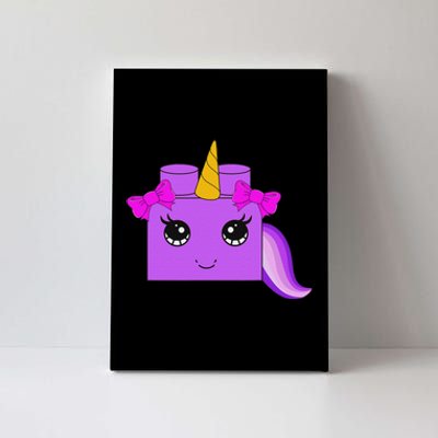 Unicorn Lover Master Builder Block Brick Building Girl Canvas