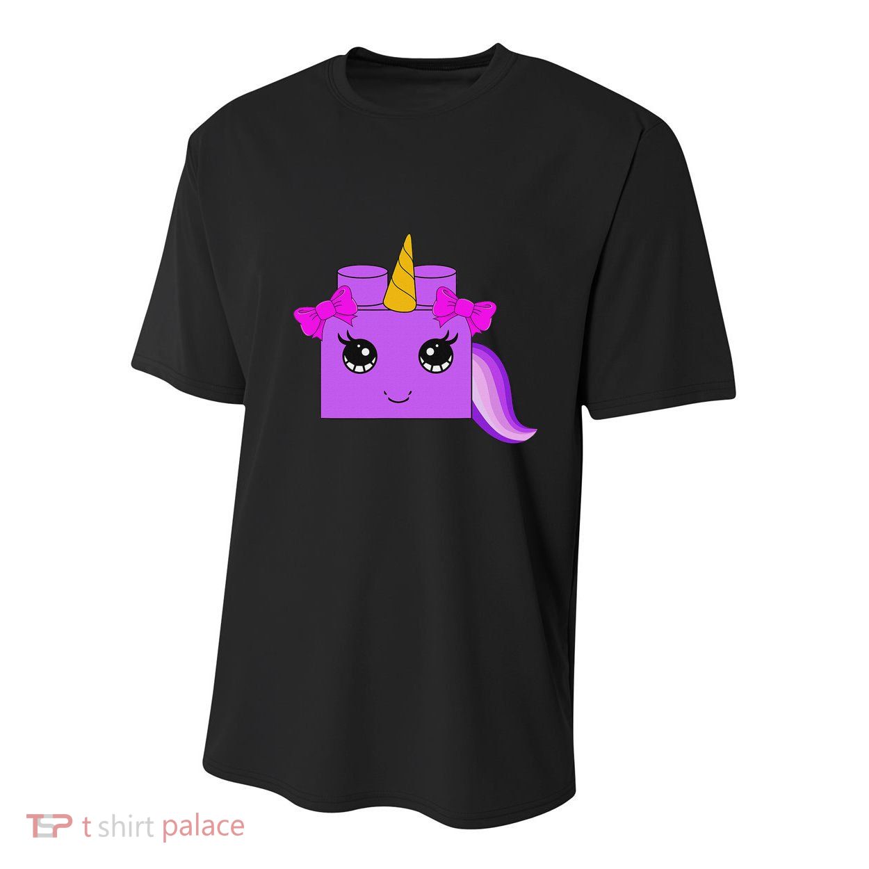 Unicorn Lover Master Builder Block Brick Building Girl Youth Performance Sprint T-Shirt