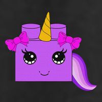 Unicorn Lover Master Builder Block Brick Building Girl Hat