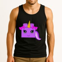 Unicorn Lover Master Builder Block Brick Building Girl Tank Top
