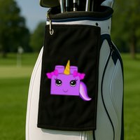 Unicorn Lover Master Builder Block Brick Building Girl Golf Towel