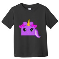 Unicorn Lover Master Builder Block Brick Building Girl Toddler T-Shirt