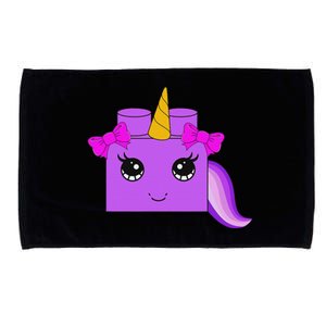 Unicorn Lover Master Builder Block Brick Building Girl Microfiber Hand Towel