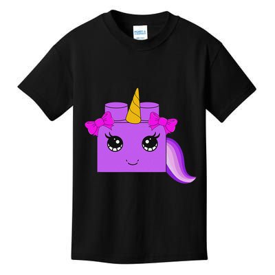 Unicorn Lover Master Builder Block Brick Building Girl Kids T-Shirt