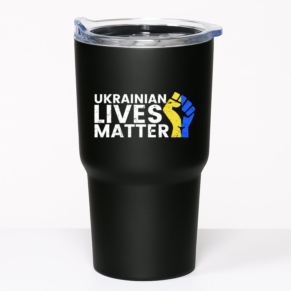 Ukrainian Lives Matter Stand With Ukraine Pray Support Tumbler