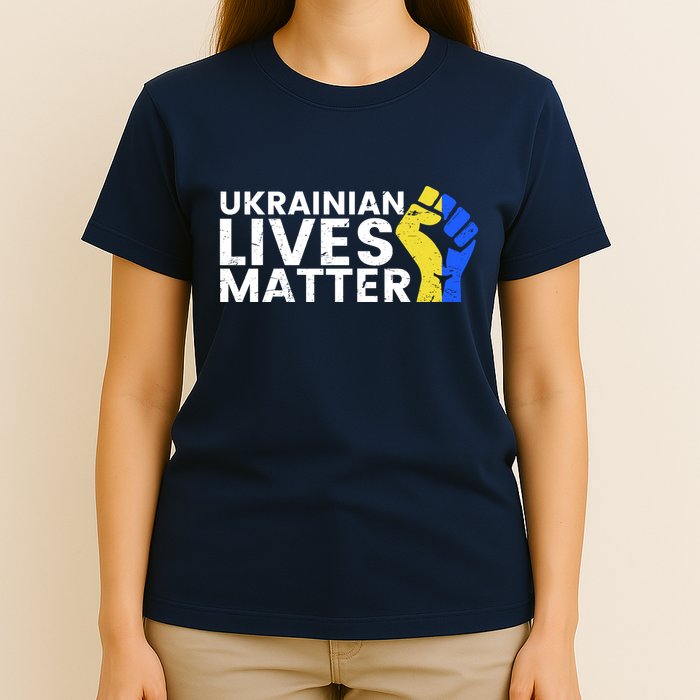 Ukrainian Lives Matter Stand With Ukraine Pray Support T-Shirt