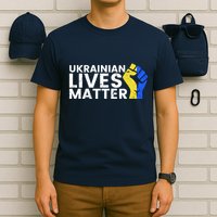 Ukrainian Lives Matter Stand With Ukraine Pray Support T-Shirt