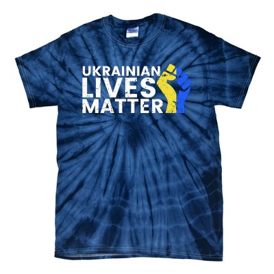 Ukrainian Lives Matter Stand With Ukraine Pray Support Tie-Dye T-Shirt