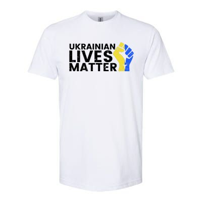 Ukrainian Lives Matter Stand With Ukraine Pray Support Softstyle® CVC T-Shirt