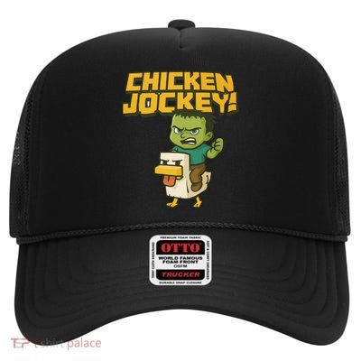 Uncomfortable Life Quote High Crown Mesh Back Trucker Hat