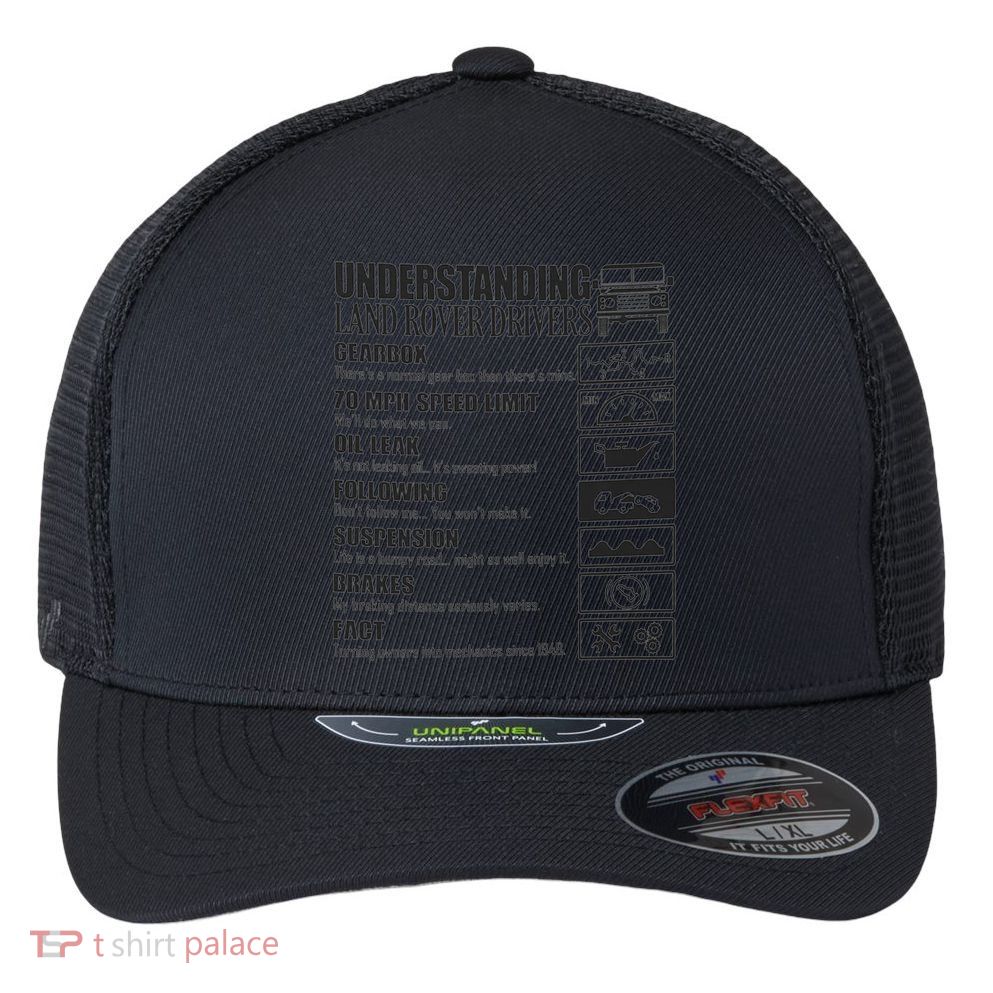 Understanding Land Rover Driver Flexfit Unipanel Trucker Cap