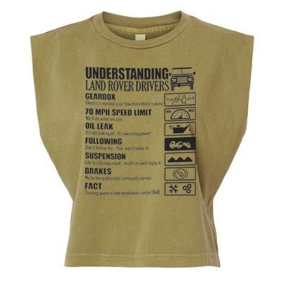 Understanding Land Rover Driver Garment-Dyed Women's Muscle Tee