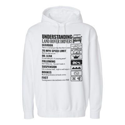 Understanding Land Rover Driver Garment-Dyed Fleece Hoodie