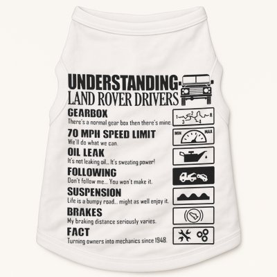 Understanding Land Rover Driver Doggie Tank