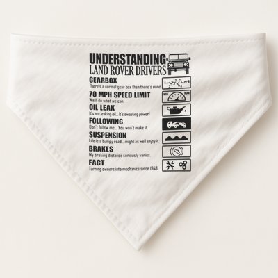 Understanding Land Rover Driver USA-Made Doggie Bandana