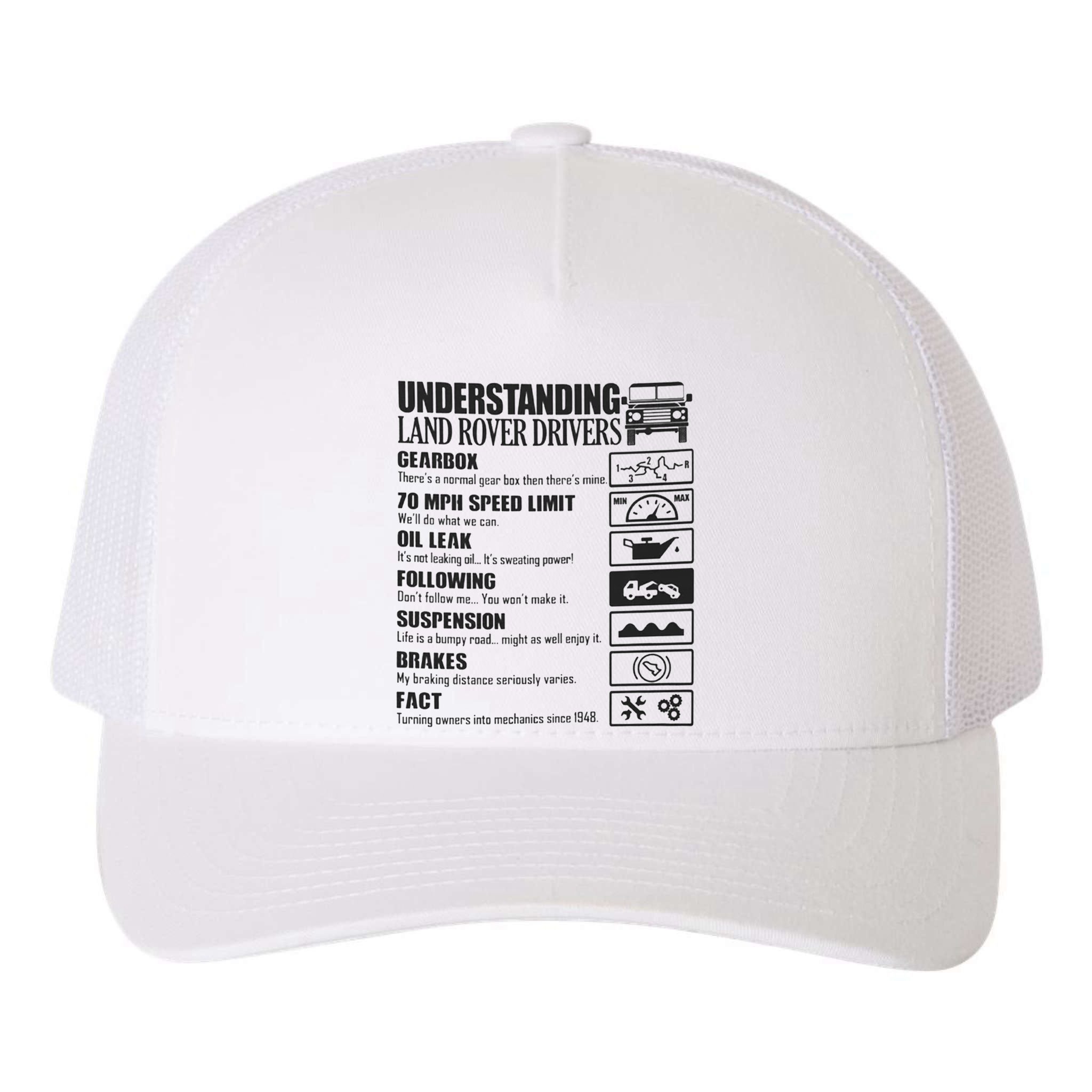 Understanding Land Rover Driver Yupoong Adult 5-Panel Trucker Hat