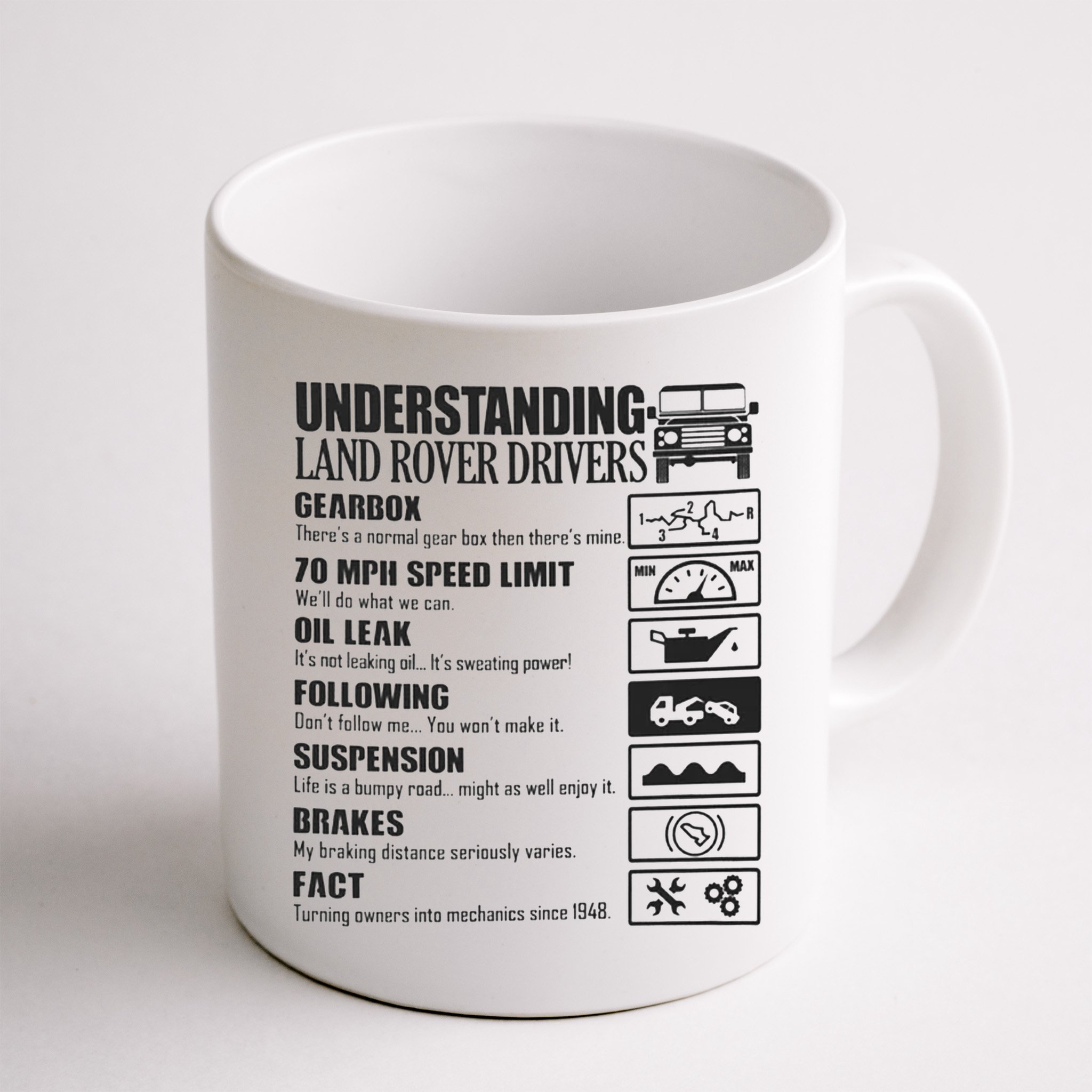 Understanding Land Rover Driver Mug