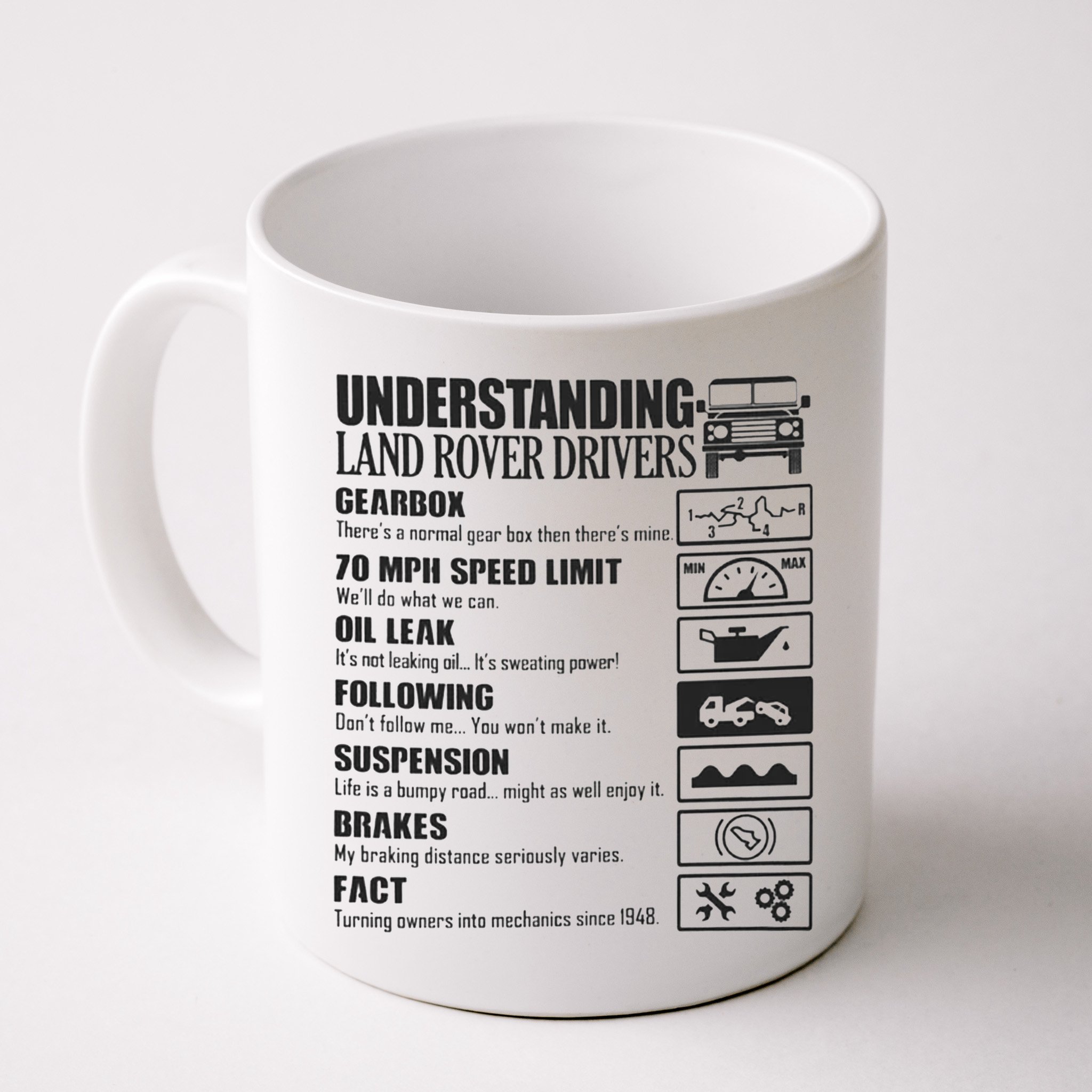 Understanding Land Rover Driver Mug