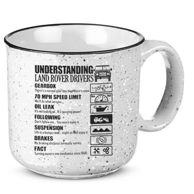Understanding Land Rover Driver 15oz Campfire Ceramic Mug